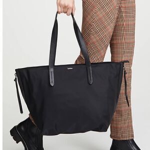 BOTKIER New York Bond Tote Bag Purse Black Nylon Carry All Shoulder Bag NEW